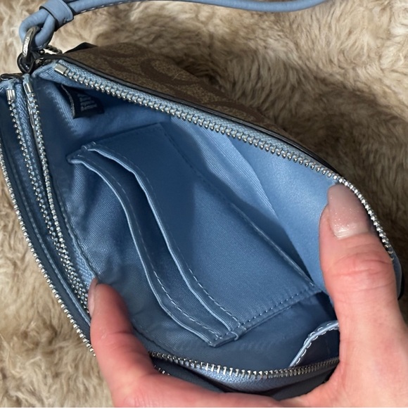 COACH Double Zip Wristlet Wallet - Picture 6 of 10